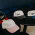 Washed Cap Blue & White