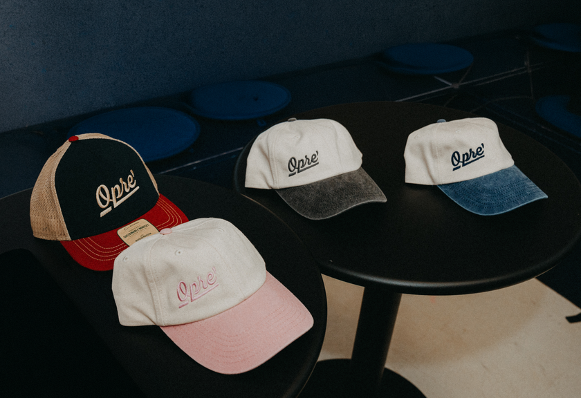 Washed Cap Blue & White